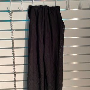 Lace black pants